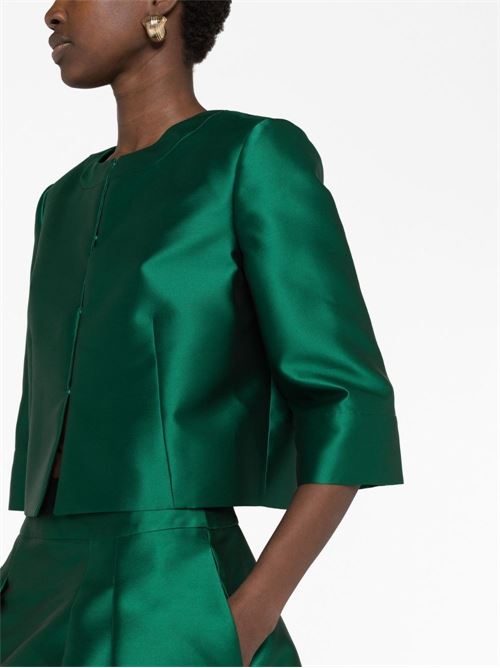 Giacca Donna verde senza colletto ALBERTA FERRETTI | A052266250389